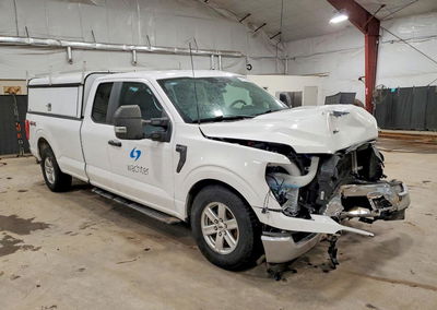 2023 Ford F150 Super Cab, Front End damage, Copart lot 98132045, photo 4 of 6