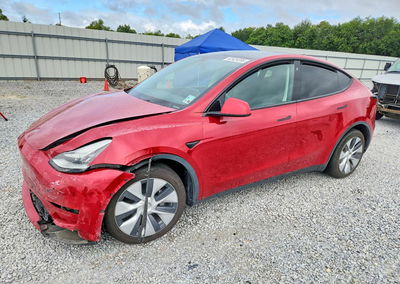 2022 Tesla Model Y, Front End damage, Copart lot 62424396