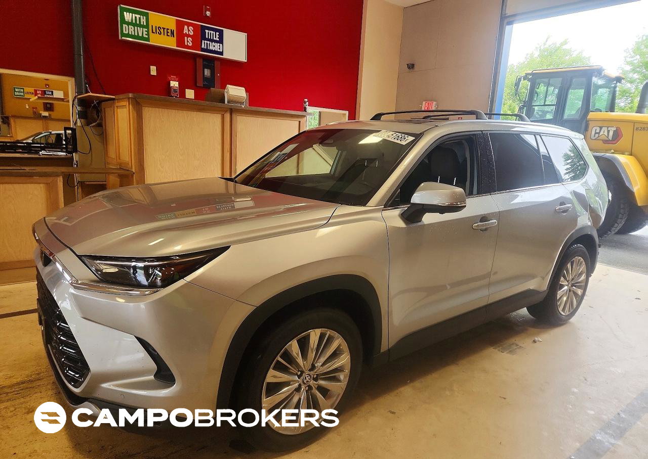 2024 Toyota Grand Highlander Platinum, uszkodzenie: Tył, Copart lot 63651686