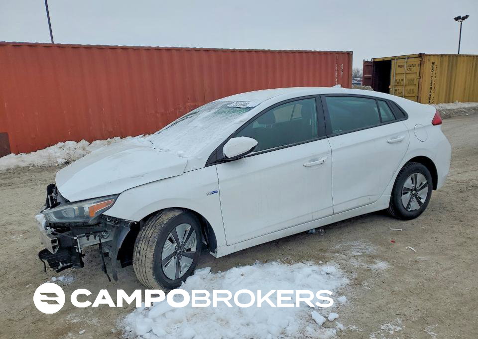 2019 Hyundai Ioniq Blue, uszkodzenie: Przód, Copart lot 75656885