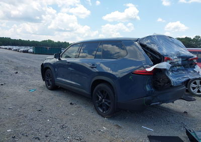 2025 Toyota Grand Highlander Hybrid Platinum Max, Rear damage, Iaai lot 45512624, photo 3 of 6