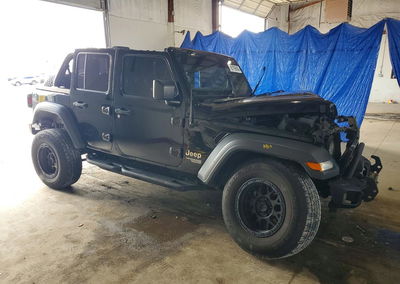 2020 Jeep Wrangler Unlimited Sport, пошкодження: Бік, Copart лот 60766626, фото 4 з 14