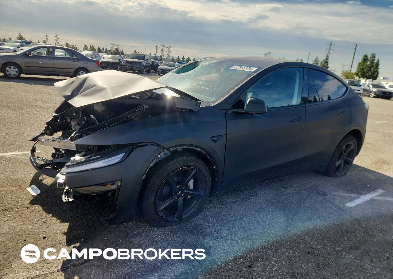 2026 Tesla Model Y, Front End damage, Copart lot 75515175