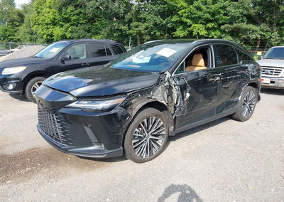 2023 Lexus Rx 350h Premium Plus, Left Side damage, Iaai lot 45737159, photo 2 of 6