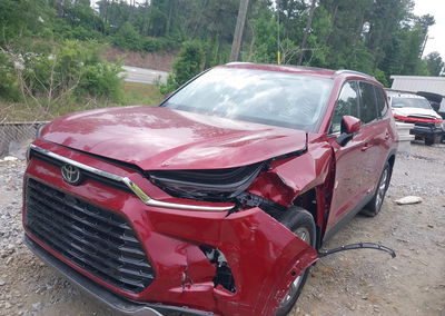 2026 Toyota Grand Highlander Hybrid Limited, пошкодження: Передня частина, Iaai лот 45182933, фото 2 з 6