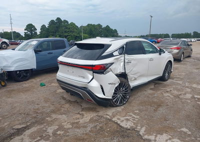 2024 Lexus Rx 350h Luxury, daño Lateral derecho, Iaai lote 45554693, foto 4 de 6