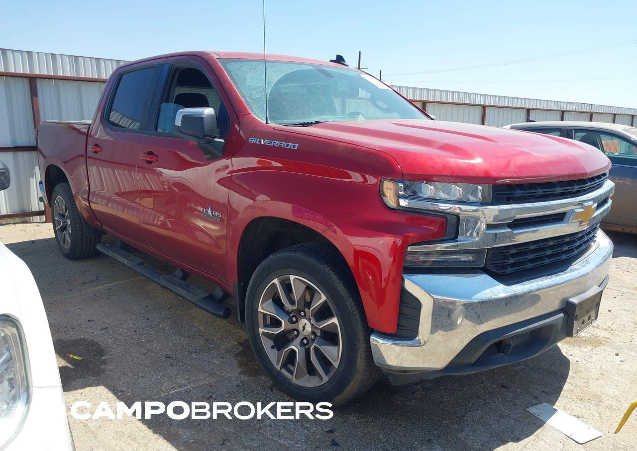2021 Chevrolet Silverado 1500 2wd  Short Bed Lt, Normal Wear & Tear damage, Iaai lot 45530657