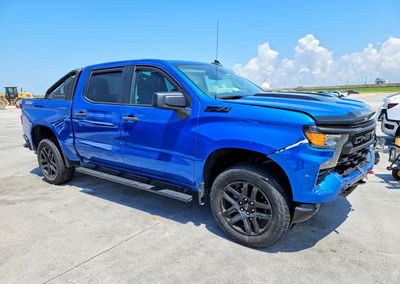 2023 Chevrolet Silverado K1500 Trail Boss Custom, Front End damage, Copart lot 59612126, photo 4 of 6