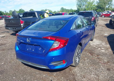 2020 Honda Civic Lx, daño Frontal derecho, Iaai lote 45359098, foto 4 de 16