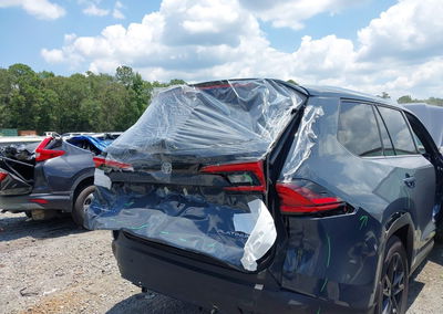 2025 Toyota Grand Highlander Hybrid Platinum Max, Rear damage, Iaai lot 45512624, photo 6 of 6