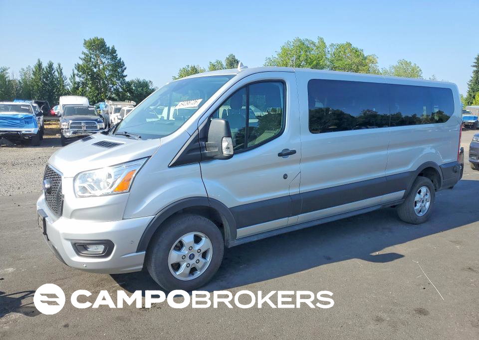 2020 Ford Transit T-350, daño Trasero, Copart lote 64298726