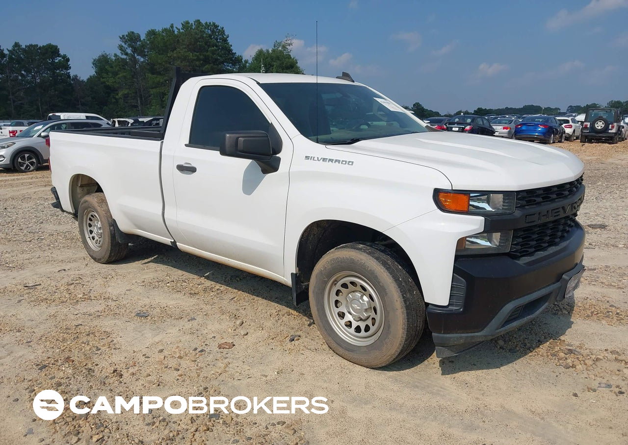 2021 Chevrolet Silverado 1500 2wd  Long Bed Wt, uszkodzenie: Transmission Damage, Iaai lot 45694002