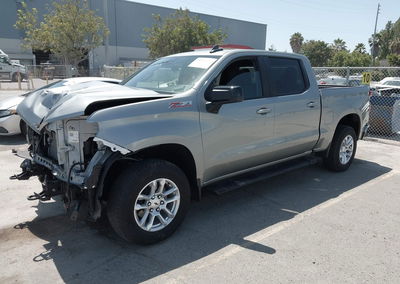 2023 Chevrolet Silverado 1500 4wd  Short Bed Rst, daño Frontal, Iaai lote 45541031, foto 2 de 17