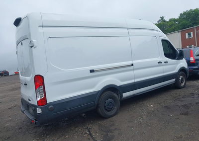 2020 Ford Transit-350 Cargo Van, Left Side damage, Iaai lot 45447149, photo 4 of 16