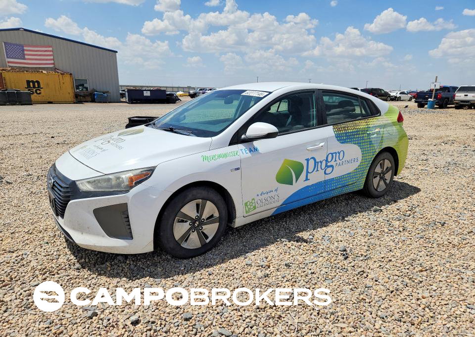 2019 Hyundai Ioniq Blue, uszkodzenie: Mechaniczne, Copart lot 62277146