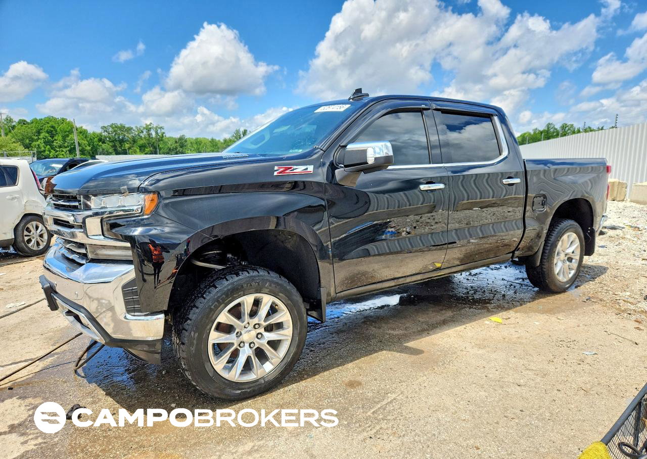 2020 Chevrolet Silverado K1500 Ltz, daño Vandalismo, Copart lote 52874156