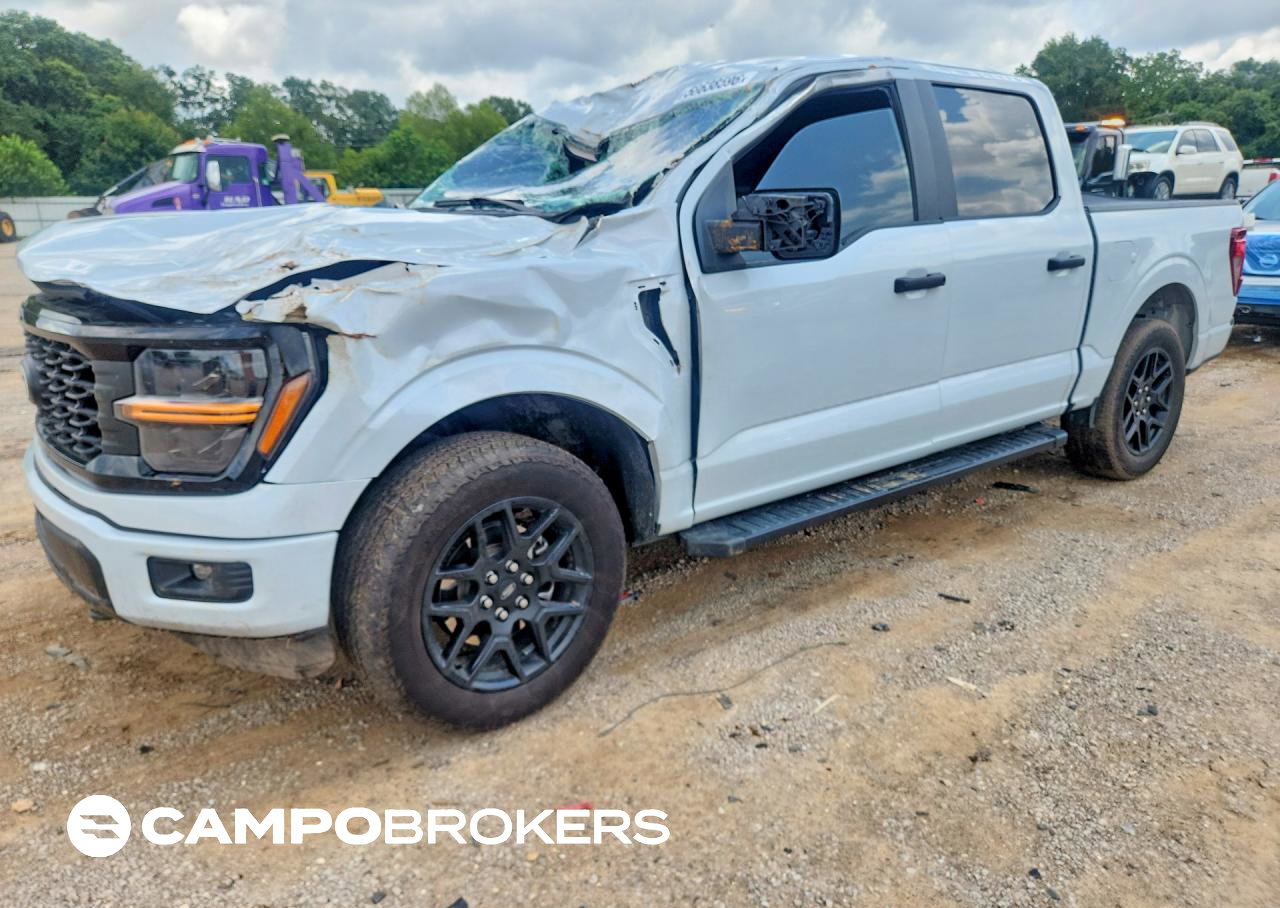 2025 Ford F150 Stx, пошкодження: Дах, Copart лот 58638596
