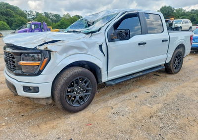 2025 Ford F150 Stx, Top/Roof damage, Copart lot 58638596