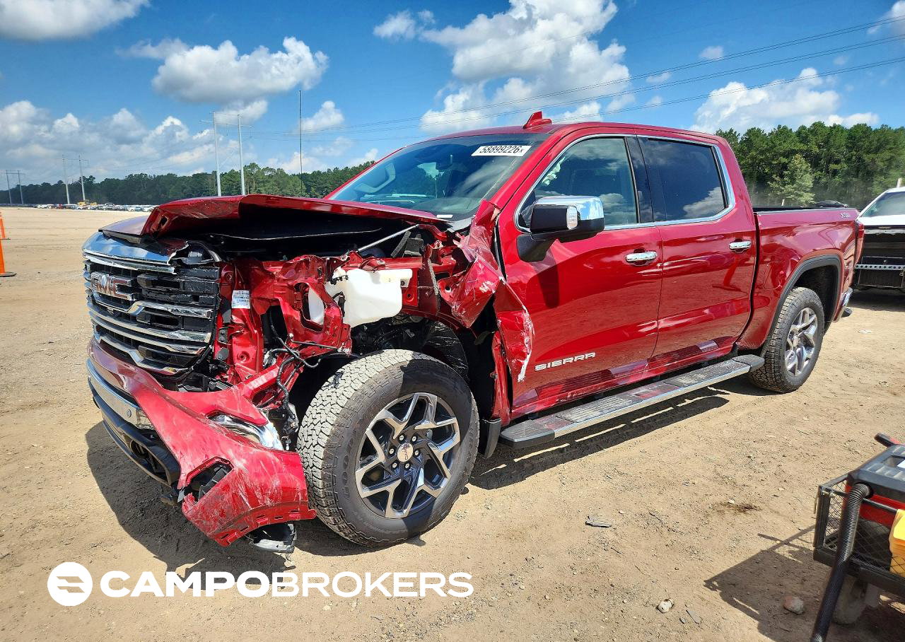2026 Gmc Sierra K1500 Slt, пошкодження: Передня частина, Copart лот 58899226