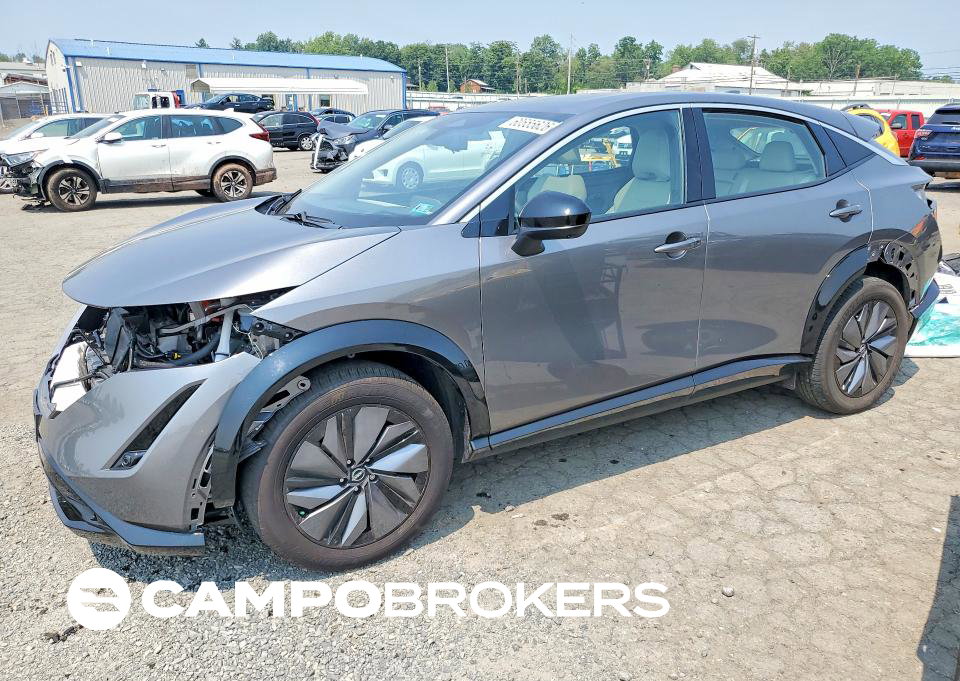 2023 Nissan Ariya Evolve+, Front End damage, Copart lot 60555626