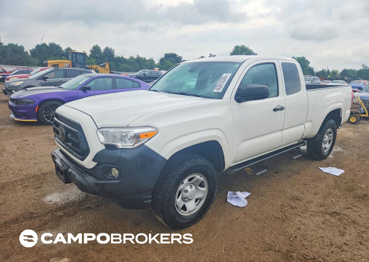 2021 Toyota Tacoma Sr, daño Granizo, Copart lote 63918386