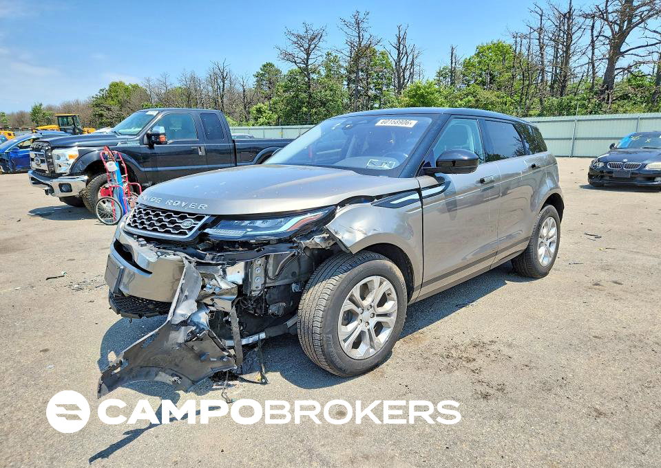 2021 Land Rover Range Rover Evoque S, daño Frontal, Copart lote 60158906