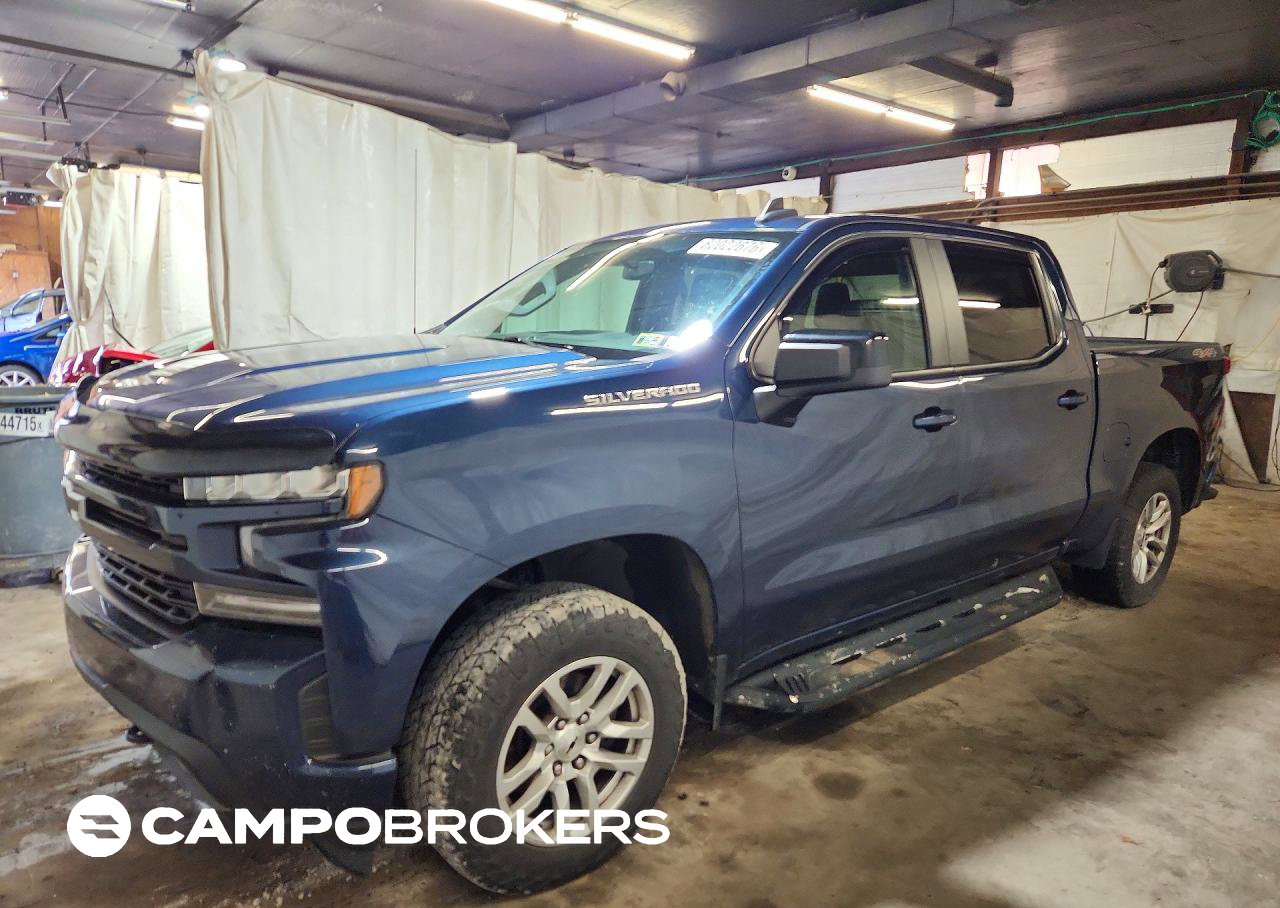 2020 Chevrolet Silverado K1500 Rst, daño Bajos, Copart lote 62022676