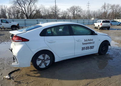 2020 Hyundai Ioniq Blue, daño Frontal, Copart lote 77557515, foto 3 de 6