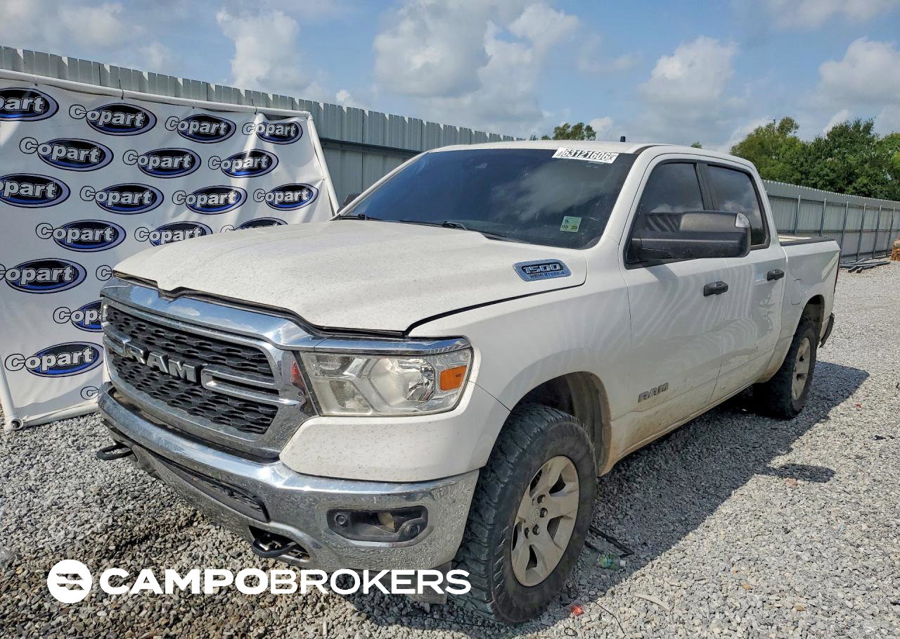 2023 Ram 1500 Big Horn, daño Lateral, Copart lote 63121606