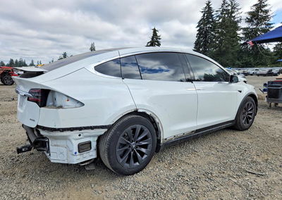 2019 Tesla Model X, daño Frontal, Copart lote 63329846, foto 3 de 14