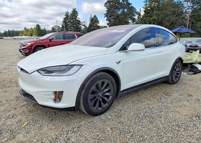 2019 Tesla Model X, daño Frontal, Copart lote 63329846