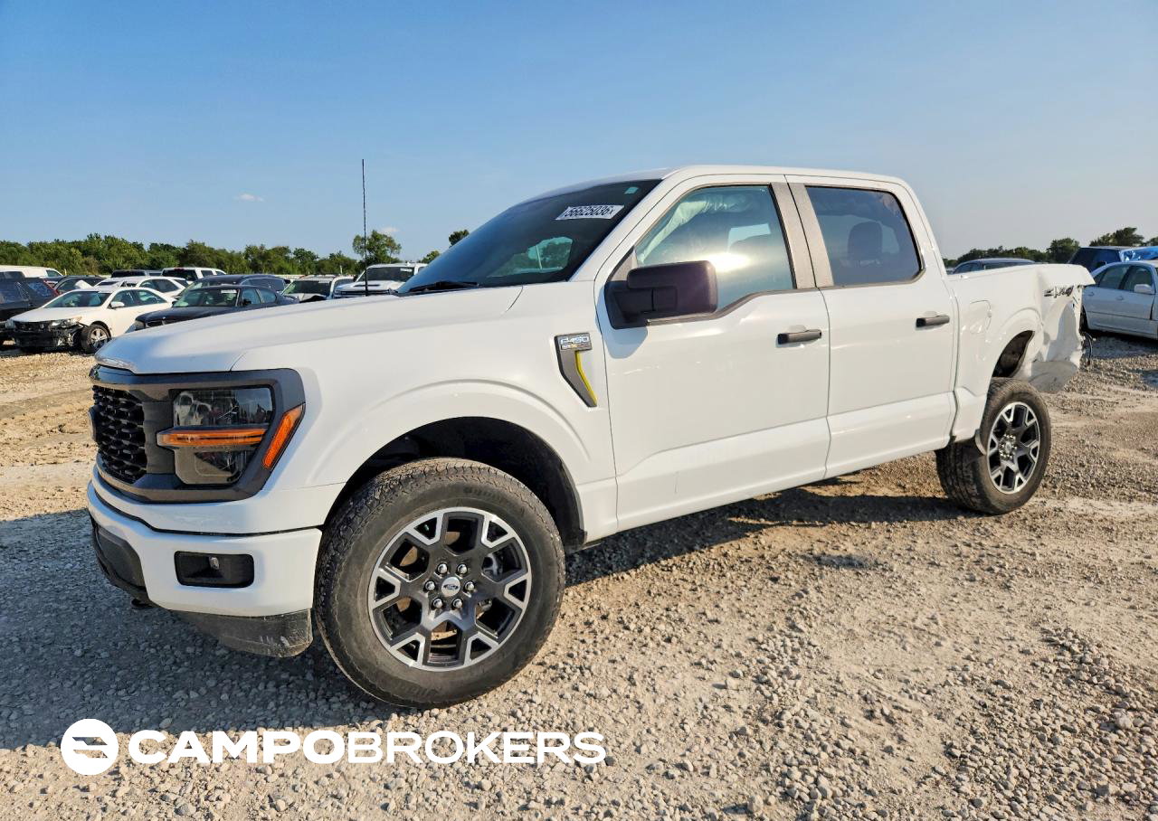 2025 Ford F150 Stx, daño Trasero, Copart lote 56625036