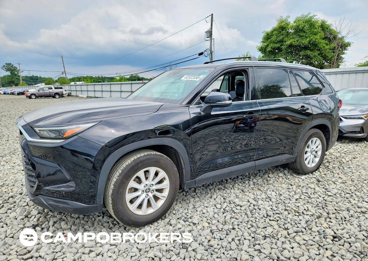 2024 Toyota Grand Highlander Xle, uszkodzenie: Wandalizm, Copart lot 62322556