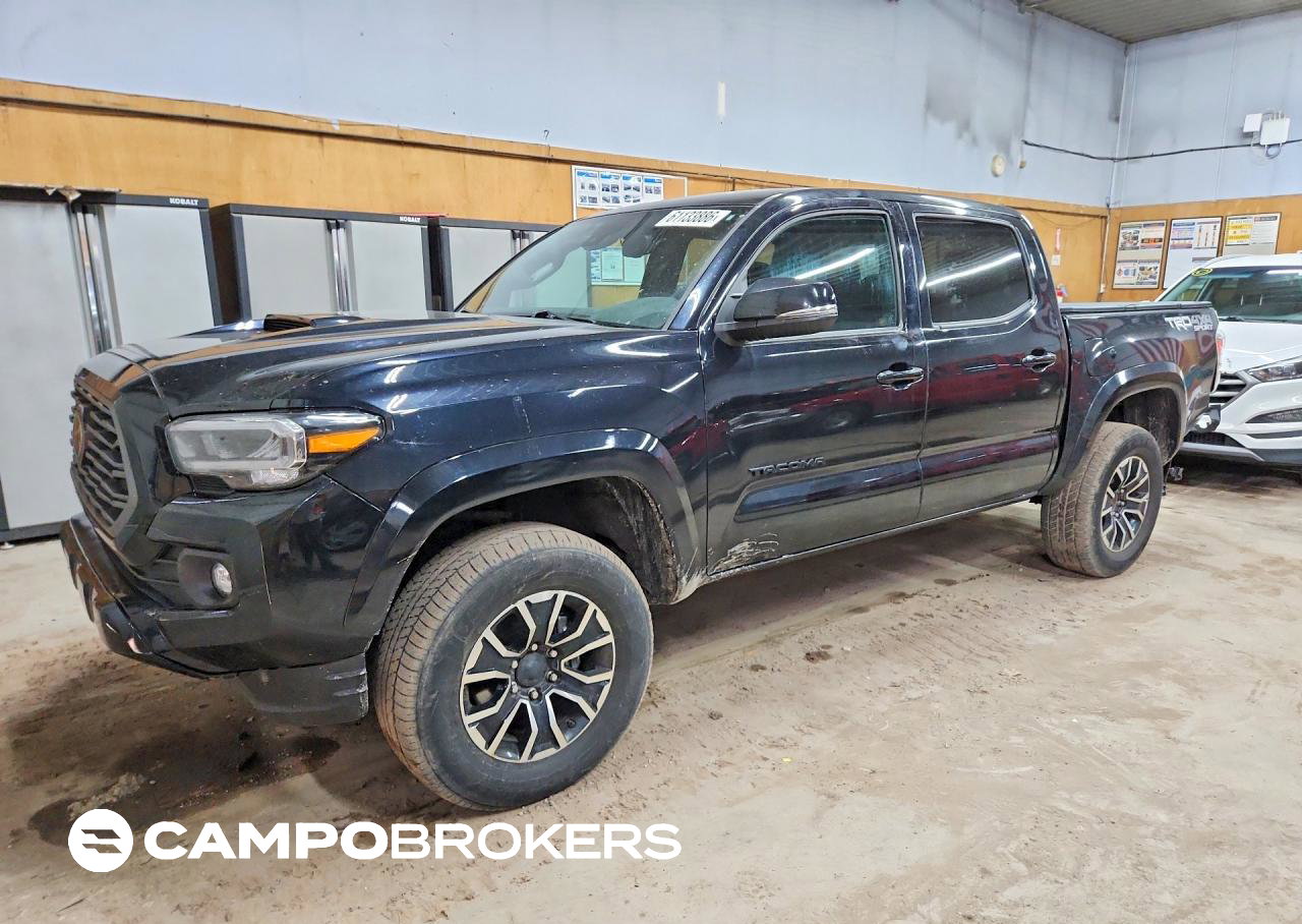 2020 Toyota Tacoma, Rear End damage, Copart lot 61133886