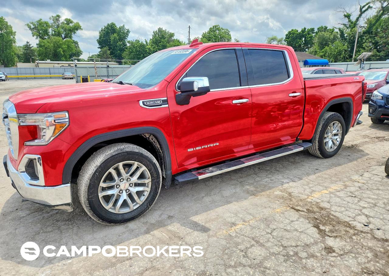 2020 Gmc Sierra K1500 Slt, пошкодження: Град, Copart лот 55183596