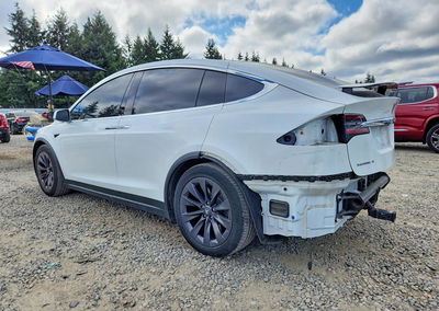2019 Tesla Model X, daño Frontal, Copart lote 63329846, foto 2 de 14