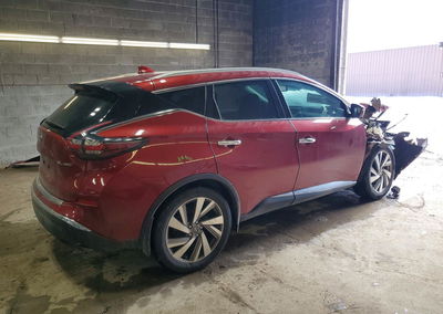 2020 Nissan Murano Sl, daño Frontal, Copart lote 78726845, foto 3 de 14