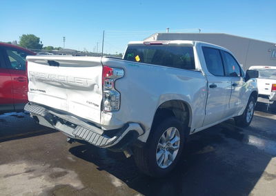 2024 Chevrolet Silverado 1500 2wd  Short Bed Custom, daño Trasero, Iaai lote 45354995, foto 4 de 6