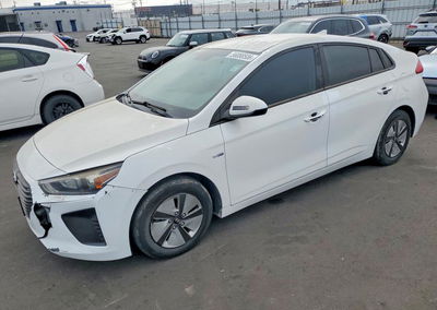 2019 Hyundai Ioniq Blue, uszkodzenie: Przód, Copart lot 56088506