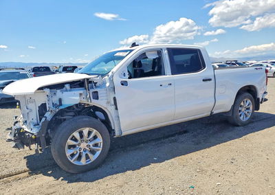 2024 Chevrolet Silverado K1500 Custom, Front End damage, Copart lot 59627986