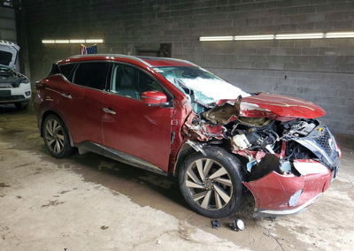 2020 Nissan Murano Sl, daño Frontal, Copart lote 78726845, foto 4 de 14
