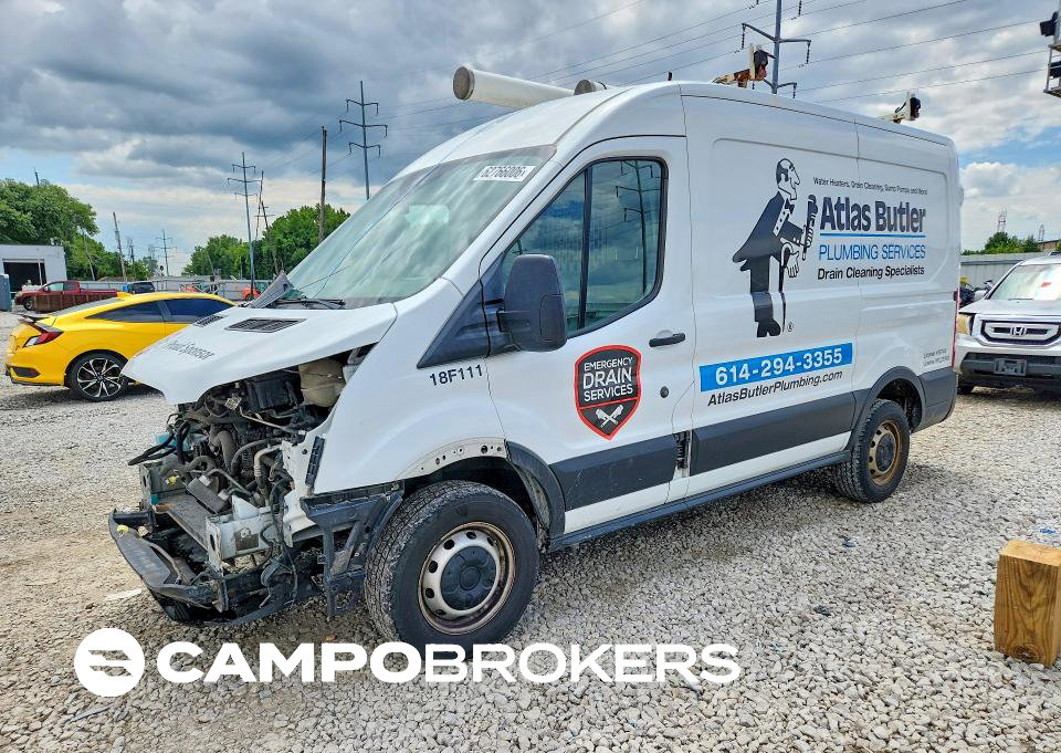 2019 Ford Transit T-250, uszkodzenie: Przód, Copart lot 62766006