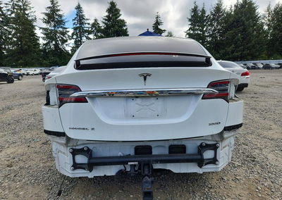 2019 Tesla Model X, daño Frontal, Copart lote 63329846, foto 6 de 14