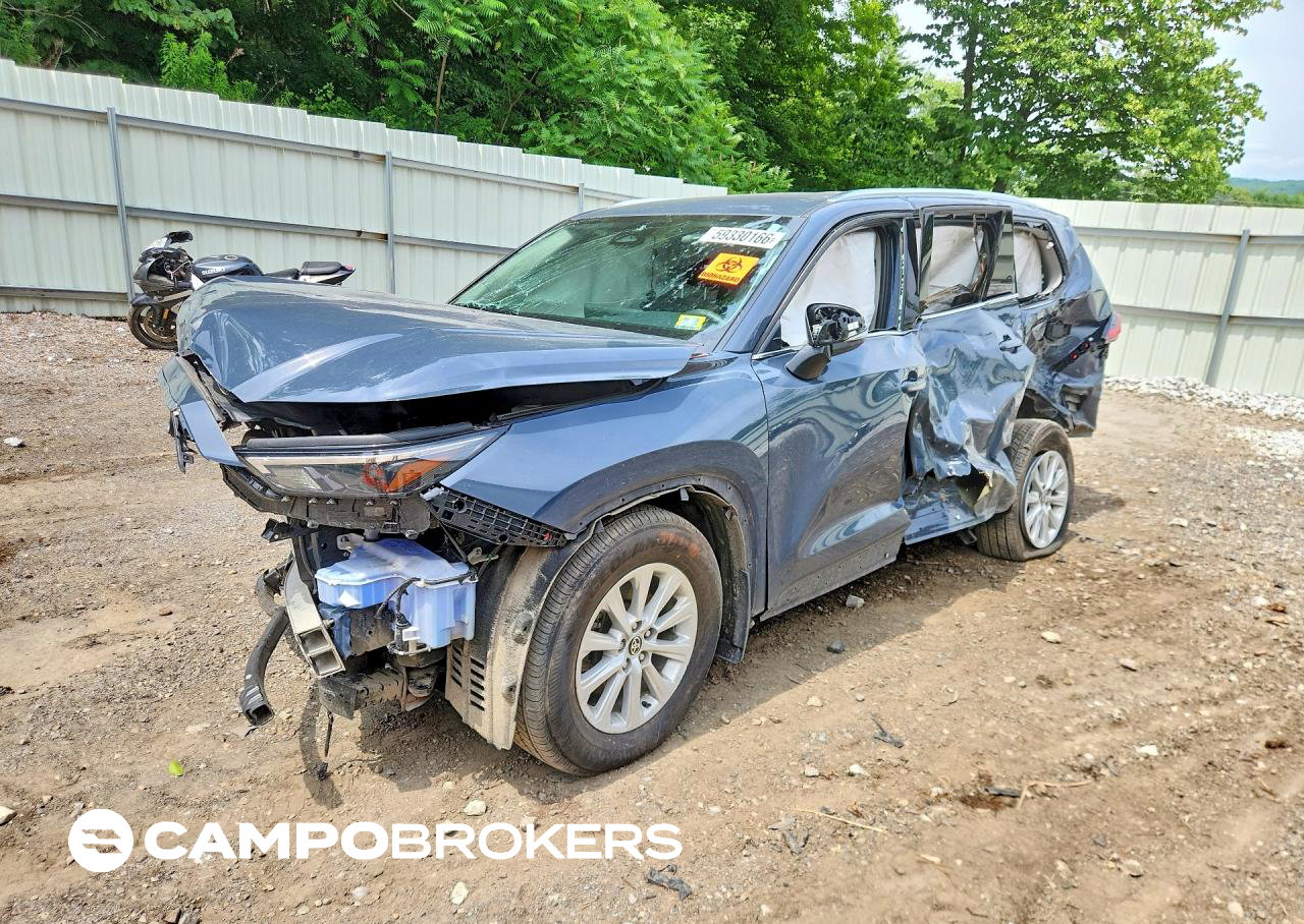 2026 Toyota Grand Highlander Xle, uszkodzenie: Całe nadwozie, Copart lot 59330166