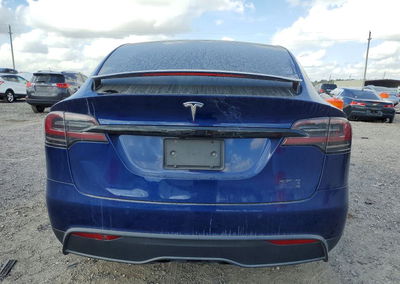 2022 Tesla Model X, Front End damage, Copart lot 47130786, photo 6 of 14