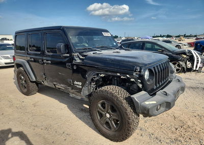 2020 Jeep Wrangler Unlimited Sport, daño Lateral, Copart lote 58919326, foto 4 de 13