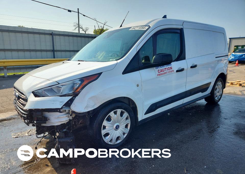 2020 Ford Transit Connect Xl Delivery Van, daño Frontal, Copart lote 64211056