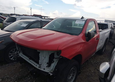2021 Chevrolet Silverado 1500 2wd  Long Bed Wt, uszkodzenie: Przód, Iaai lot 45505595, zdjęcie 6 z 17