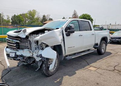 2021 Chevrolet Silverado K3500 High Country, Front End damage, Copart lot 58433596