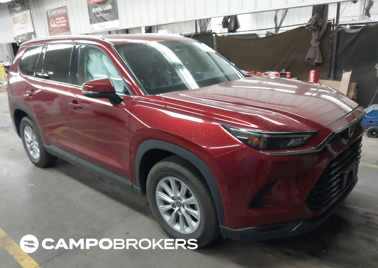 2024 Toyota Grand Highlander Xle, Left Side damage, Iaai lot 45444041